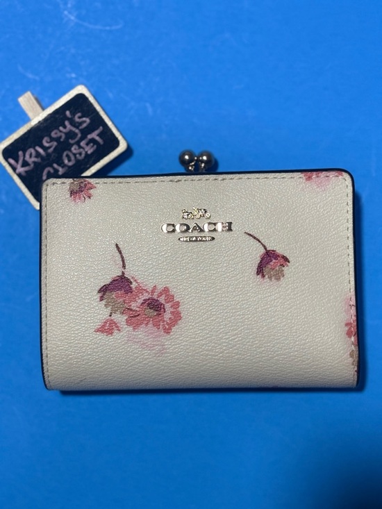 Coach Handbags - COACH Kisslock Medium Wallet with Multi Floral Print - Japan Released